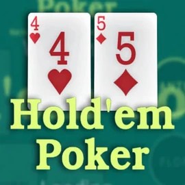 Hold em Poker slot logo by OneTouch Games at ShelbyWin Casino