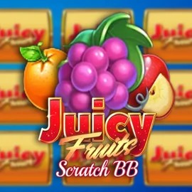 Juicy Fruits Scratch BB slot logo by Barbara Bang at ShelbyWin CasinoJuicy Fruits Scratch BB