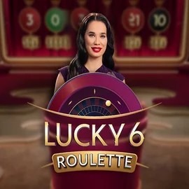 Lucky 6 Roulette online game logo by Pragmatic Play on shelbywinlive.co.uk
