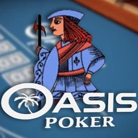 Oasis Poker logo – Poker by Nucleus Gaming at ShelbyWin Casino