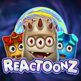 Reactoonz online game logo by Play'n GO on shelbywinlive.co.uk